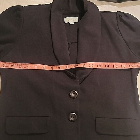 Veronica M Classic Black Blazer Sz Med - Picture 3 of 8